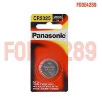 FODE923 CR2025 Panasonic ถ่านกระดุม ถ่านกลม แบตกระดุม ถ่านกระดุมเล็ก 3v Button battery ถ่านลิเธียมแบนกลม ไม่คายประจุไฟ และ สารปรอท