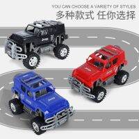 รถจี๊ปสีดำ4WD เฉื่อยขนาดใหญ่รถออฟโรดรถของเล่นของเด็กหนาขึ้นป้องกันการระเบิดเป็นมิตรกับสิ่งแวดล้อมเร่เข้ามาซื้อ