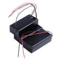 3 Pcs Two Wire Lead On/Off Switch 1 x 9V Battery Cell Case Holder