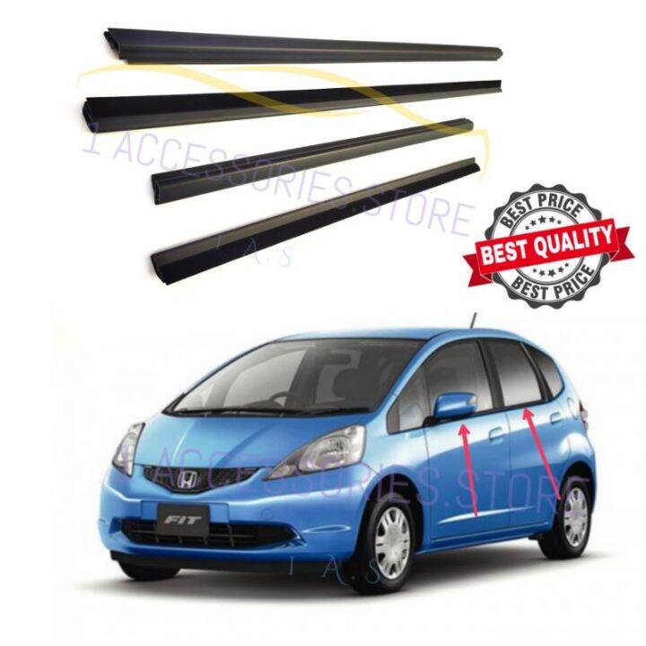 HONDA JAZZ (20082013) Door Moulding/ Outer Moulding/ Getah Luar Cermin