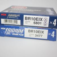 Original-genuine❆✲ NGK iridium spark plug BR10EIX is suitable for X30 ROK ROTAX two-stroke race kart 10 degrees