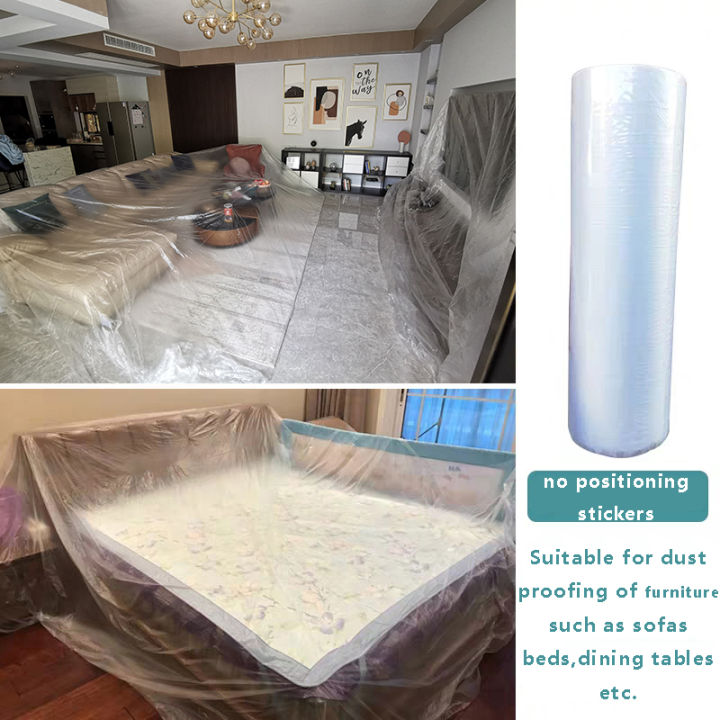hot-sale-20m-furniture-dust-proof-masking-tape-plastic-drop-cloth-dust-protection-masking-film-cover-for-automobile-painting
