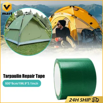PE/PVC Tarpaulin Repair Tape Rainproof Cloth Canvas Adhesive Tape