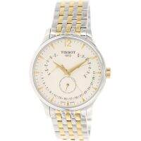 Karnvera ShopTissot นาฬิกาข้อมือผู้ชาย Silver Stainless-Steel Swiss Quartz Watch tradition T063.637.22.037.00