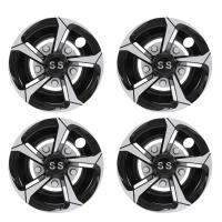 4Pcs 8Inch Golf Cart Wheel Cover 5 Spoke Design Hub Cap for Club Car EZGO Yamaha