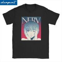 [COD]เสื้อยืดคอกลม พิมพ์ลายอนิเมะ Eva s Pure Rei Ayanami สไตล์ญี่ปุ่น สําหรับผู้ชาย 387532S-5XL  FTJO