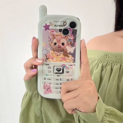 【LinaBell】เคสโทรศัพท์มือถือนิ่ม กันตก ป้องกันเลนส์กล้อง ลายการ์ตูนอนิเมะ Pink Girly สําหรับ iPhone 14 Pro 13 Pro Max 12 Pro 11 Pro Max X XSMAX