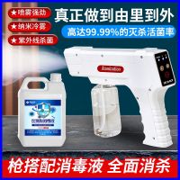 High efficiency Original Household Disinfection Spray Gun Handheld Blu-ray Nano Sprayer Electric Rechargeable Atomization Disinfection Gun Wireless Spray Gun