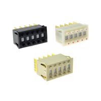 5PCS 16mm x 6mm 0-9 Digits Decimal Code Or BCD Code Binary Output Pushwheel Thumbwheel Switches With End Plate BlackBeige