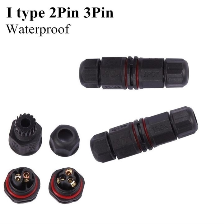 Waterproof Electrical Cable Connector 2 Pin 3 Pin IP68 Terminal Wire ...