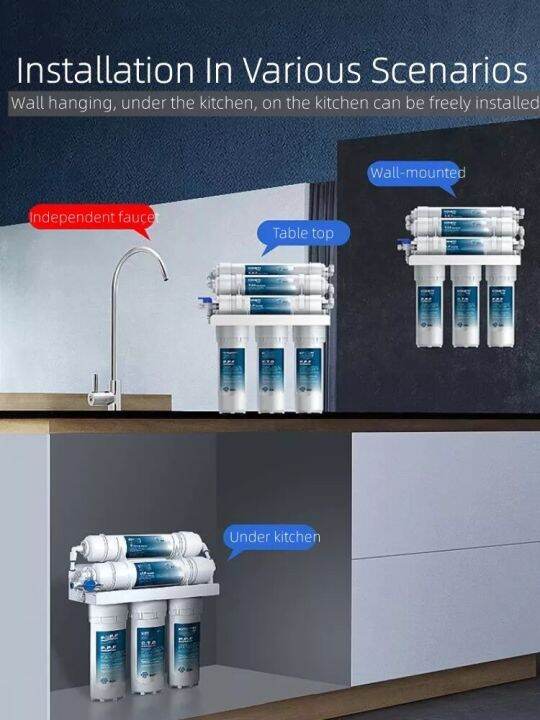 New Water Filter System 3+2 5 Stages Drinking Water Filter System