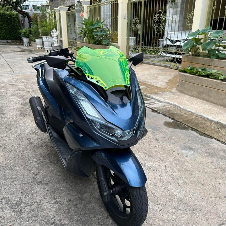 ชิวpcx160cc-ปี2021-แถมกระจกฟรี-ทรงซิ่ง-ชิวสองขั้น-เจาะชิวให้แล้ว-ชิวแต่ง-ของแต่pcx-ชิวหน้าpcx-honda-pcx160-windshield-motocycle-honda-pcx-2021-2023-pcx160