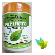 Diệp Lục Tố Super Magie + Kẽm Phân FDA Áo Giáp Kẽm - 186A 100g