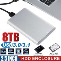 ☇ 2.5 inch HDD SSD Case Sata to USB 3.0 3.1 Adapter 6 Gbps Box Hard Drive Enclosure Support 8TB HDD Disk For WIndows For IOS