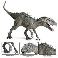 จูราสสิโลก Indominus Rex กับที่สามารถเคลื่อนย้ายขากรรไกรไดโนเสาร์22*7เซนติเมตรรูปการกระทำหุ่นรูปแบบการเก็บตุ๊กตาของเล่นของขวัญ