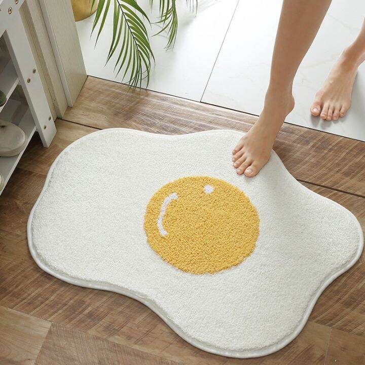 bathroom-mat-non-slip-พรมหน้าห้องน้ำ-พรมปูพื้นห้องน้ำ-พรมสไตล์มินิมอล-พรมไข่ดาว-ขนนุ่ม-พรมกันลื่น-พรมมินิมอลสไตล์เกาหลี-พรมนิ่ม-พรมเช็ดเท้า-พรมแต่งบ้าน-พรมหน้าห้องน้ำ-พรมในห้องน้ำ-พรมมินิมอล-พรมเช็ดเท