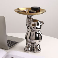 Spot parcel post Light Luxury Ceramic Violent Bear Hallway Key Ornaments Gathering Home Decorative Creative Living Room Coffee Table Tissue Furnishings