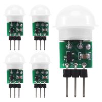 AM312 PIR Sensor,5 Pack PIR Motion Sensor Outdoor Mini Pyroelectric Infrared PIR Human IR Sensor Module Body