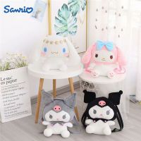 Sanrio Cinnamoroll Kuromi My Melody Kawaii Plush กระเป๋าแมสเซ็นเจอร์สะพายไหล่ตุ๊กตา Sac Tote กระเป๋าสะพายข้างสำหรับ Y2k Lolita Girl