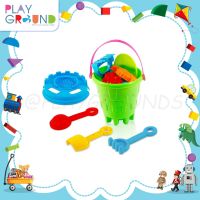 Playground ของเล่นทราย ถังปราสาทเล่นทราย พร้อมอุปกรณ์ 6 ชื้น Beach fun toy  ของเล่นในกระบะทราย ของเล่นชายหาด ของเล่นทราย