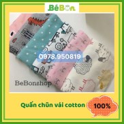 Khăn Quấn Ủ kén Bé Bon - Quấn Chũn BeBon Mã QC10 Vải Cotton Co Giãn 4