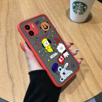 เคสป้องกันกล้องสำหรับ Xiaomi Redmi A2 A1การ์ตูน K-POP มีน้ำค้างแข็งโปร่งใสเคสใส่โทรศัพท์คลุมทั้งหมด