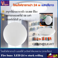 V-Light โคมไฟซาลาเปา 24W โคมไฟติดเพดาน LED 24 วัตต์ แสงสีขาว (ผิวเรียบ)