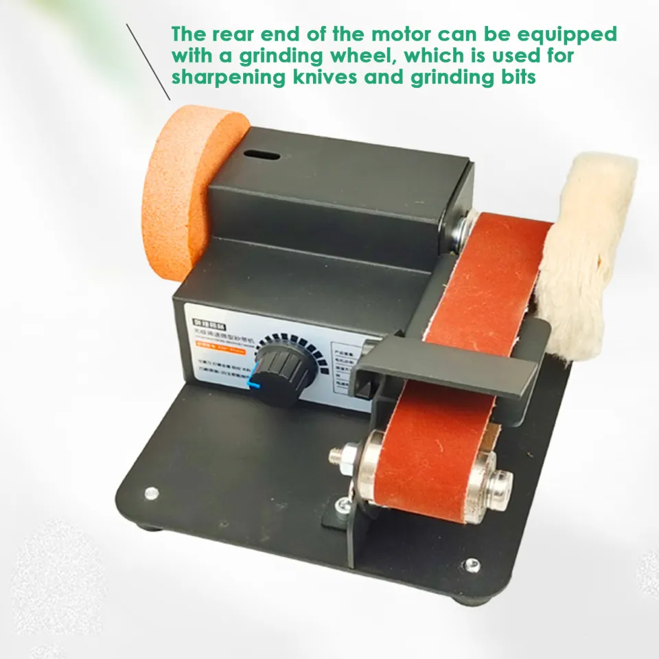 Electric Belt Sander Polishing Sharpening Machine Fixed Angle