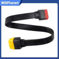 WDPlanet สายแพแบน TPU สายพ่วง60CM สำหรับรถ OBDII