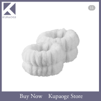 [Kupaoge] 2pcs สปาข้อมือ washband Coral fleece สายรัดข้อมือสำหรับใบหน้า