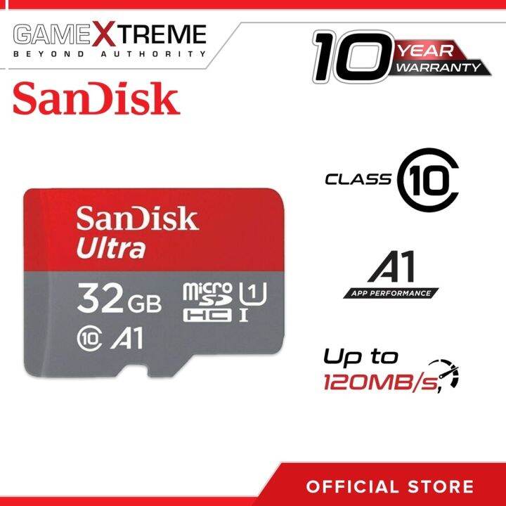 SanDisk Ultra SDSQUA4 32GB A1 Micro SD Card (Speed up to 120MB/s