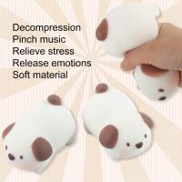 Cute Cartoon Dog/Pig Squeeze Toy Soft TPR Pinch Toy Decompression Squishes Toy Kids Adult Stress Relief Fidget Toy Party Favor Squishy Toys