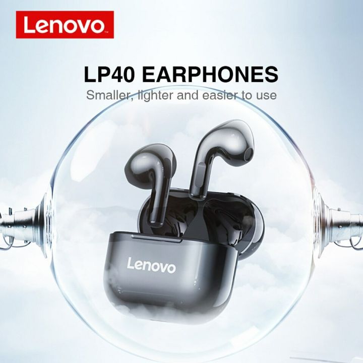 lenovo-livepods-lp40-tws-semi-หูฟังแบบin-ear-bt-5-0-หูฟังไร้สายแบบสัมผัส