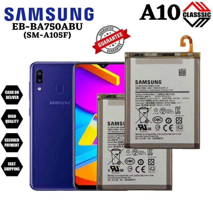 Original Samsung Galaxy A10 Sm A105f Battery Model Eb Ba750abu Original