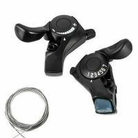 MTB Mountain Bike Transmission High Quality 6.7/21 Speed TX30-7 Trigger Shifters Thumb Gear Shift Levers Bicycle Derailleur