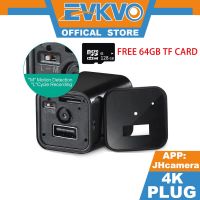 EVKVO - APP Live-View US PLUG Camera FHD 4K Mini WIFI Camera Hidden SPY Wireless IP Camera CCTV Video Recorder Home Security Camera