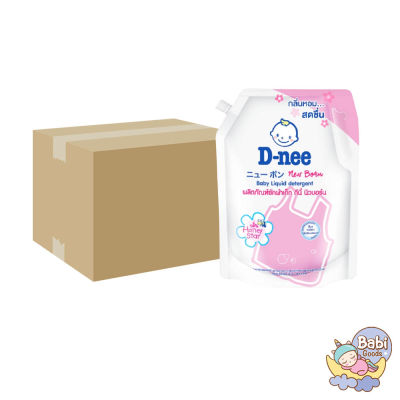 [ยกลัง 6 ถุง] D-nee น้ำยาซักผ้าเด็กนิวบอร์น Honey Star 1400 มล.