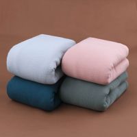 4ชั้น Thicken ผ้าห่มเด็กสีทึบผ้าฝ้าย Muslin ทารกแรกเกิดเด็ก Swaddle Wrap ผ้าห่มรักษาความปลอดภัย Quick-Dry Bath ผ้าขนหนู