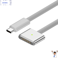 CAIMAKEU A2442 A2485 A2681 Pd 140W สายชาร์จไฟ USB Type C ถึง MagSafe 3 แม่เหล็กแบบแม่เหล็ก สายชาร์จไฟ ตัวแปลงสัญญาณ