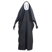 Brdwn Spirited Away Unisex No-Face Kaonashi Cosplay Costumes (Jumpsuit+Mask+Gloves)