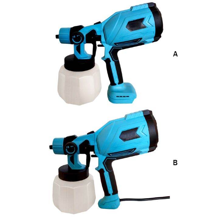 1000ml-electric-spray-gun-cordless-paint-sprayer-auto-furniture-steel-coating-airbrush-compatible-for-makita-18v-battery