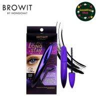 BROWIT LONG STAY บราวอิท สตาร์กาแล็กซี่ลองสเตย์มาสคาร่า 8G #ดาร์กไนท์(สีดำ)