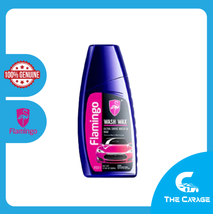 FLAMINGO Wash Wax F031 (500ml) Lazada