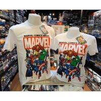 【】เสื้อยืดมาร์เวล MARVEL-AVENGERS-218-WH