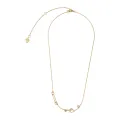 Wanderlust + Co Crescent Key Gold Chain Necklace - 14K Real Gold Plated Jewelry. 