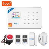 【LZ】❅❐  Kerui Tuya W181 Wireless Wifi Home Alarm GSM IOS Android APP Control LCD GSM SMS Burglar Alarm System For Home Security Alarm