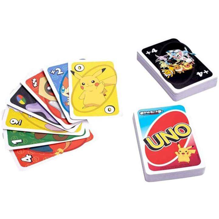 uno-pokemon-108-pcs-การ์ดเกมเกมกระดานของเล่นสำหรับของขวัญเด็ก-รวม-2-กฎพิเศษ