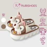 HÀNG CAO CẤP DÉP ĐI TRONG NHÀ VẢI DỆT HÌNH THÚ DỄ THƯƠNG - RUBISHOES
