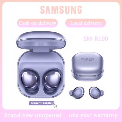 【การจัดส่งที่รวดเร็ว】Samsung Galaxy Buds Pro หูฟังไร้สายบลูทูธพร้อมเคสชาร์จไร้สายตัดเสียงรบกวน หูฟังไร้สาย Samsung Galaxy Buds Pro True ชุดหูฟัง Bluetooth คุณภาพสูงพร้อมไมโครโฟน (SM-R190)