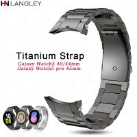 No Gaps Titanium Watch Band For Samsung Galaxy Watch 5/4 40/44Mm Metal Strap For Galaxy Watch 5 Pro 45Mm/4 Classic 46 42Mm Band